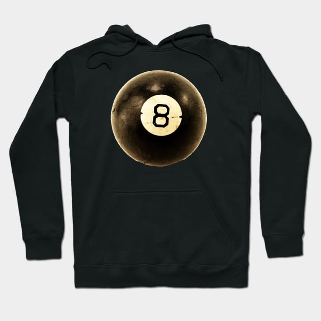 billiard ball 8 Hoodie by Lamink